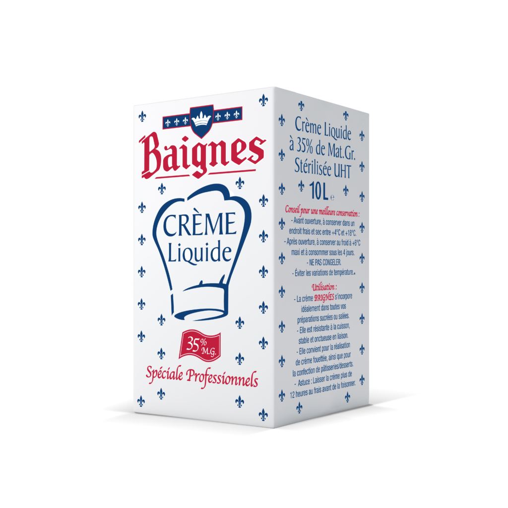 Crème entière liquide 35 mg outre 10L Baignes Sodiaal Professionnel