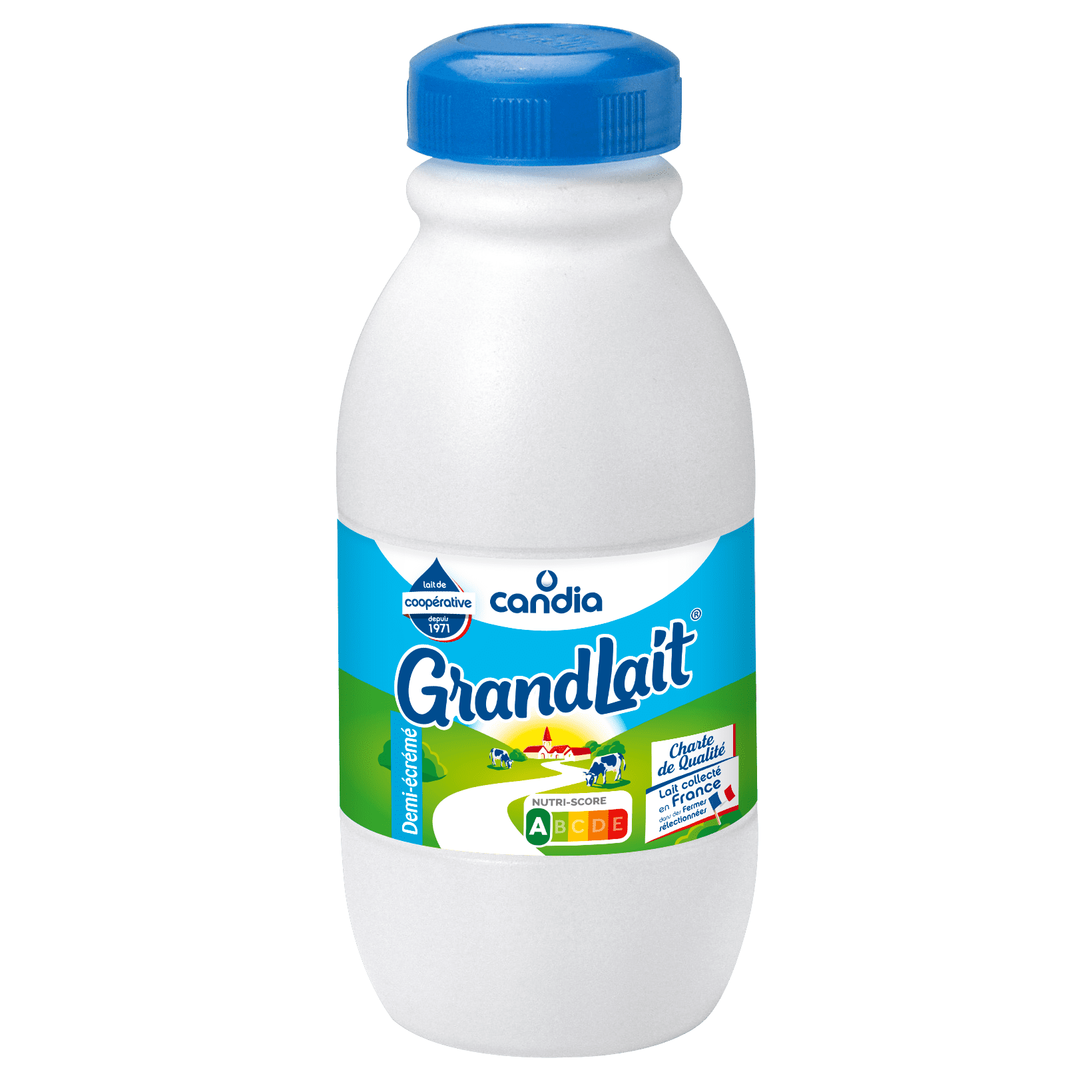 Un Demi Litre De Lait Blanc Dans Un Plastique Transparent Mesure | Hot