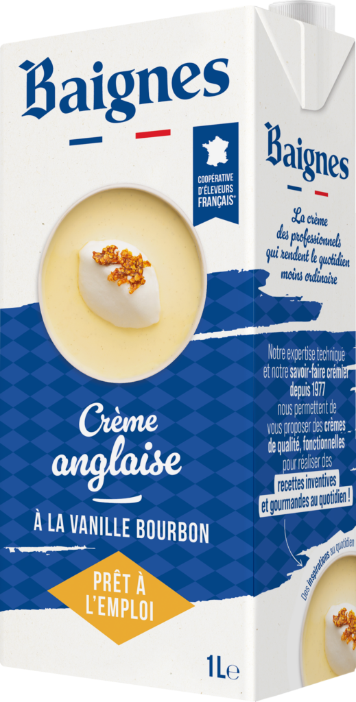 Crme Anglaise Vanille Baignes - Sodiaal Professionnel