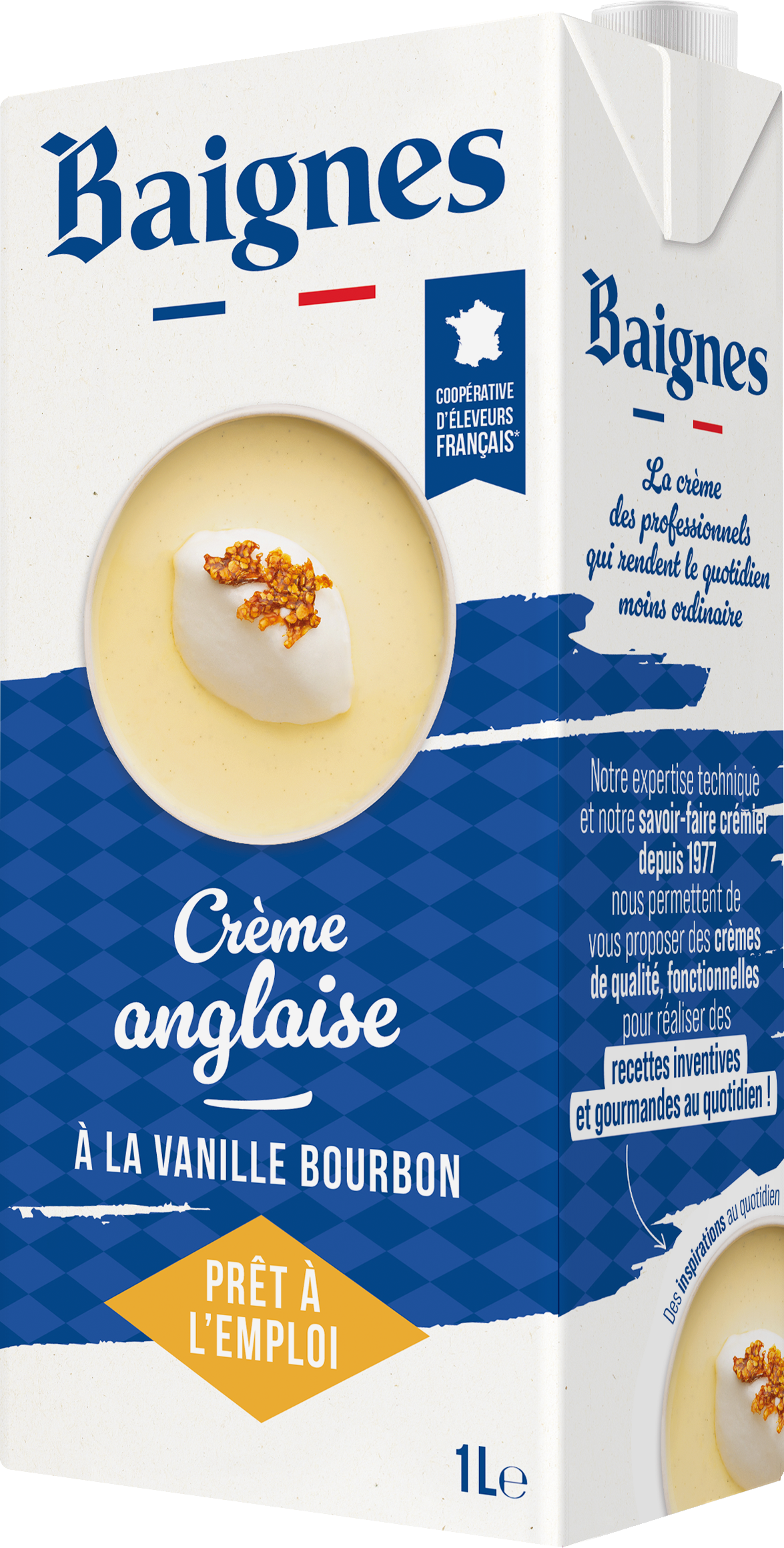 Crme Anglaise Vanille Baignes - Sodiaal Professionnel