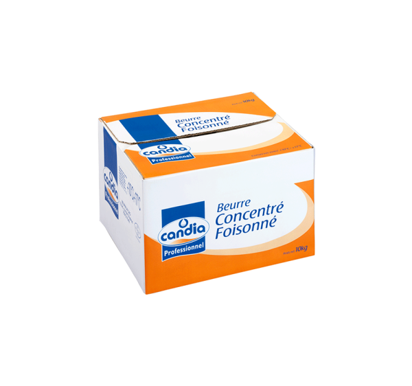 Beurre concentre patissier foisonne 99,8% mg – cube 10kg – Candia Professionnel