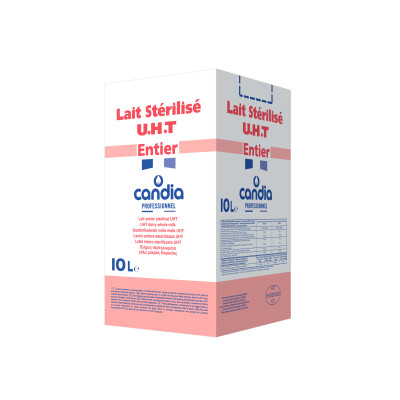 Lait entier stérilisé UHT &#8211; outre 10L &#8211; Candia