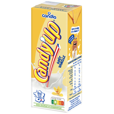 Brique lait vanille Candy&rsquo;Up &#8211; 20 cl &#8211; Candia