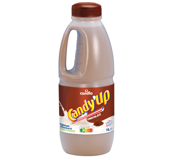 Bouteille lait chocolat Candy’Up – 1L – Candia