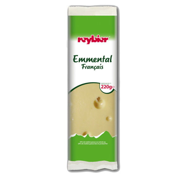 Emmental Français – portion 220g – Reybier