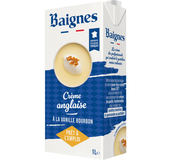 Crème Anglaise Vanille Baignes