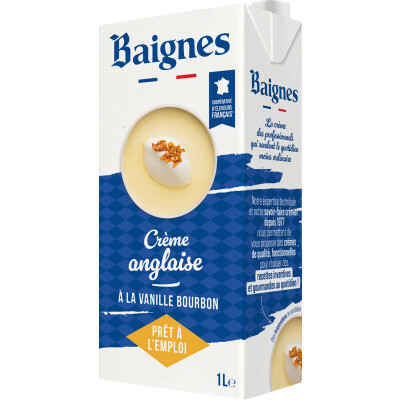 Crème Anglaise Vanille Baignes