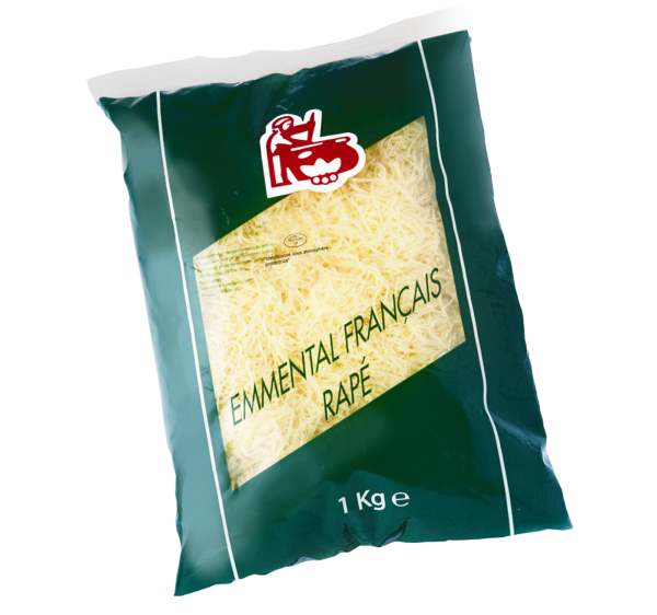 Emmental Français râpé Vert &#038; Rouge &#8211; 1 kg