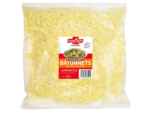 Emmental Français bâtonnets – 500g – Entremont Professionnel