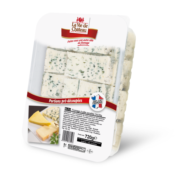 Bleu Douceur portion en barquette 24 X 30gr – La Vie de Château