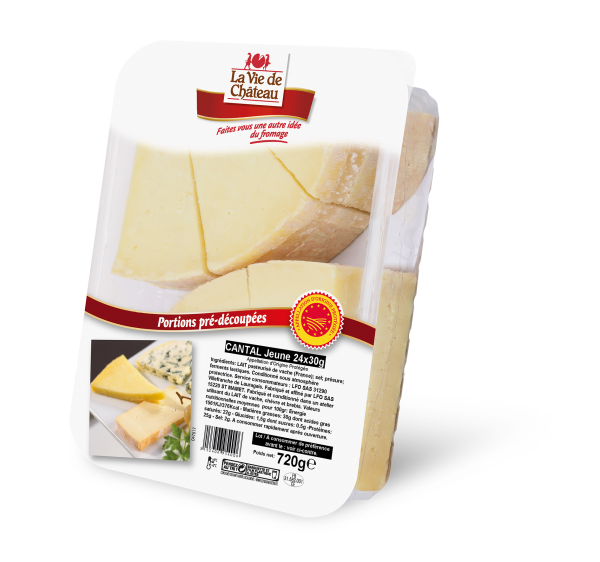 Cantal AOP Jeune – 24x30g – La Vie de Château