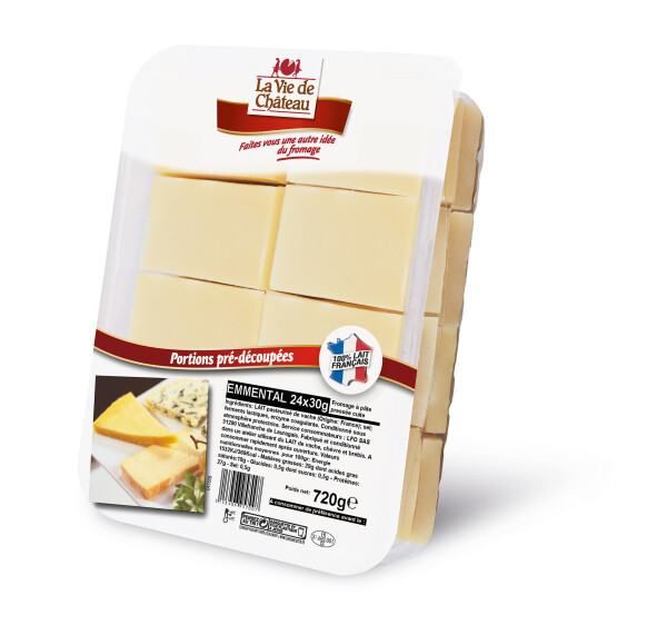 Emmental Français portions – 24x30g – La Vie de Château