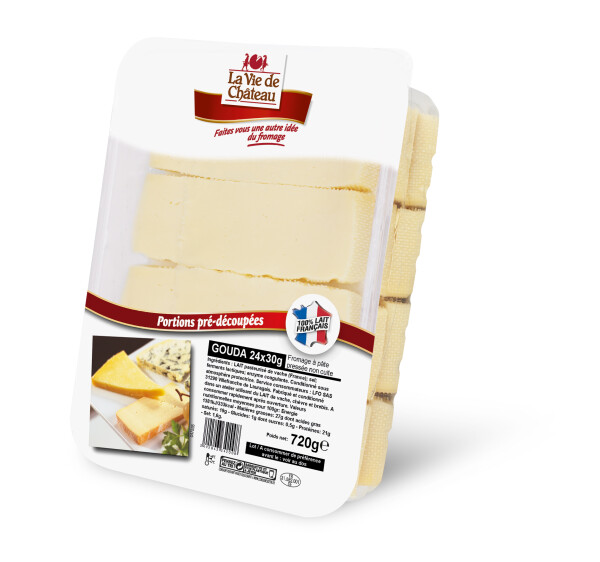 Gouda portions – 24x30g – La Vie de Château