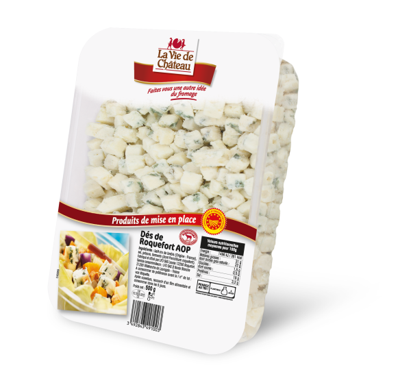 Roquefort AOP dés – 500g – La Vie de Château
