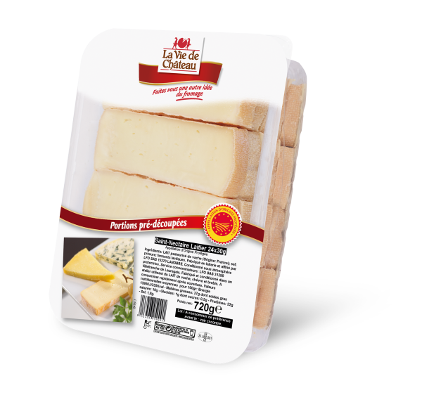 Saint Nectaire laitier AOP tranches – 24x30g – La Vie de Château