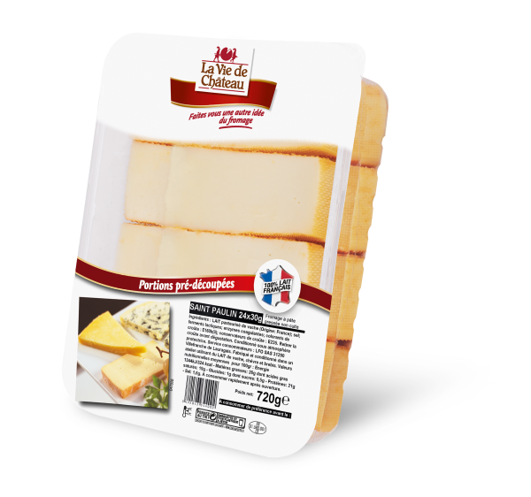 Saint Paulin Français portions – 24x30g – La Vie de Château