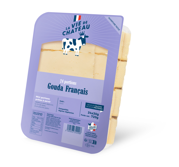 Gouda portions &#8211; 24x30g &#8211; La Vie de Château