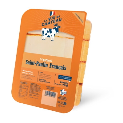 Saint Paulin Français portions &#8211; 24x30g &#8211;  La Vie de Château