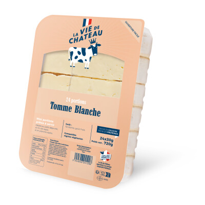 Tomme Blanche Portions &#8211; 24x30g &#8211; La Vie de Château