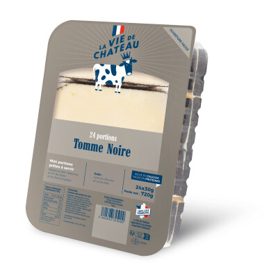 Tomme Noire portions – 24x30g – La Vie de Château