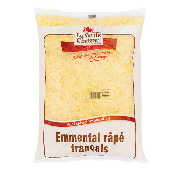 Emmental Français – râpé 1 kg – La Vie de Château
