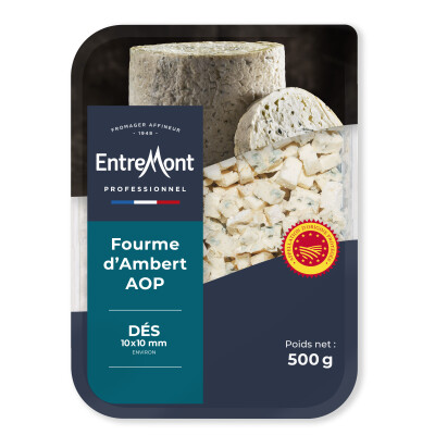 Dés Fourme Ambert AOP &#8211;  Entremont Professionnel &#8211; 500g