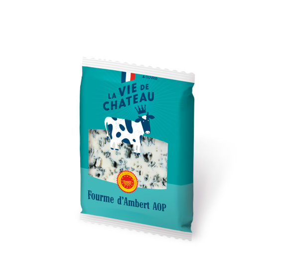 Fourme d&rsquo;Ambert AOP mini-portion &#8211; La Vie de Château