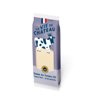 Tomme des Pyrénées IGP, Tomme Noire mini-portion – La Vie de Château