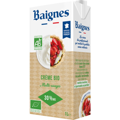 Crème BIO Baignes 30% MG