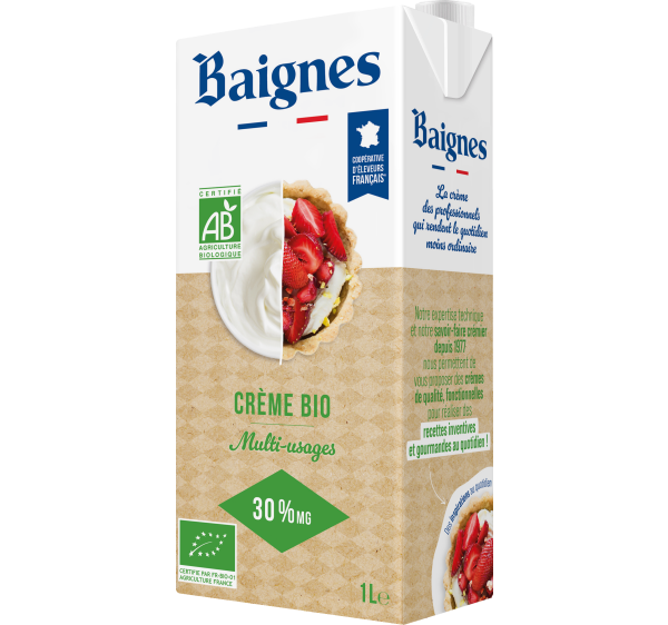 Crème BIO Baignes 30% MG