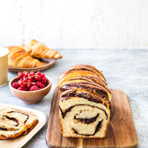 Babka à la ganache chocolat noir