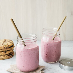 Milkshake aux framboises