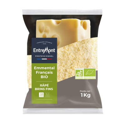 Emmental Bio Râpé – Entremont Professionnel – 1kg