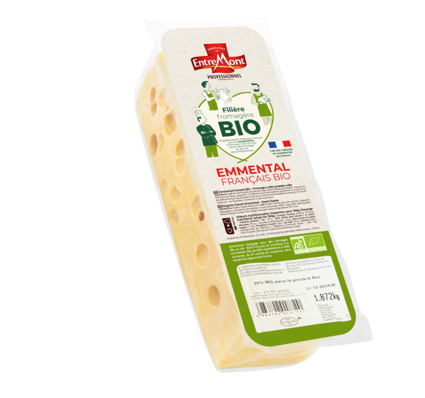 Emmental Bio bloc multi-usages 2kg &#8211; Entremont Professionnel