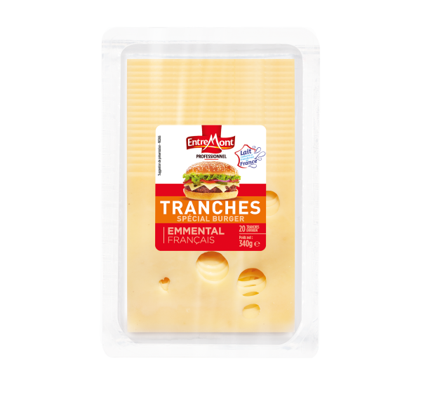 Emmental Français tranches carrées – 20x17g – Entremont Professionnel