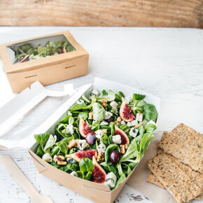 Salade de figues et dés de Roquefort AOP