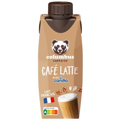 Brique Café latte &#8211; 25 cl &#8211; Columbus Candia