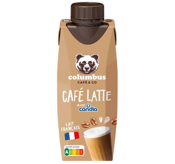 Brique Café latte &#8211; 25 cl &#8211; Columbus Candia