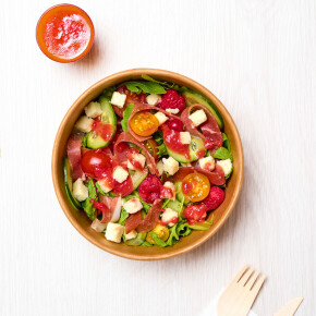 Salade estivale aux dés de Brebis