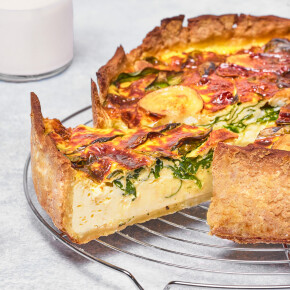 Quiche épinard crème allégée