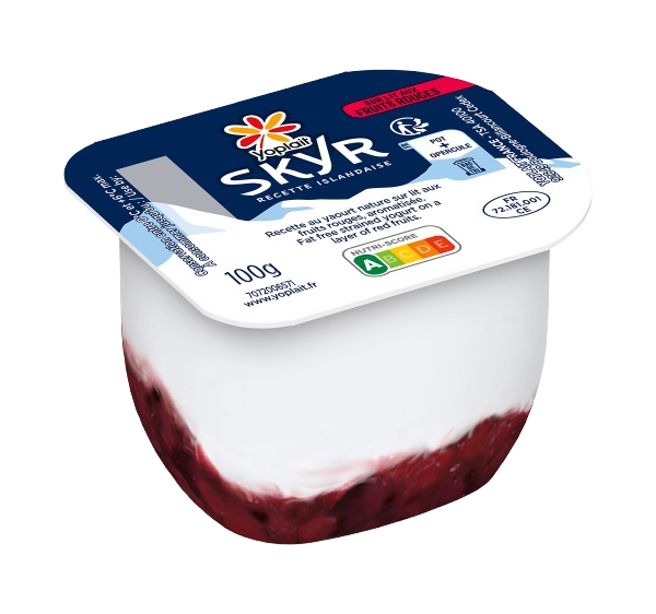 Skyr sur lit aux Fruits Rouges