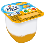 Perle de Lait sur lit à la mangue passion