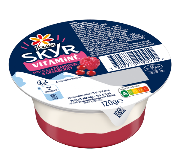 Skyr Vitaminé Framboise &#8211; Cranberry