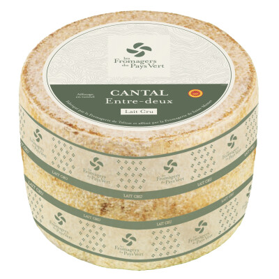 Cantal AOP Entre-Deux au lait cru &#8211; Les Fromagers du Pays Vert