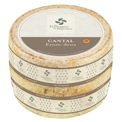 Cantal AOP Entre-Deux au lait pasteurisé &#8211; Les Fromagers du Pays Vert