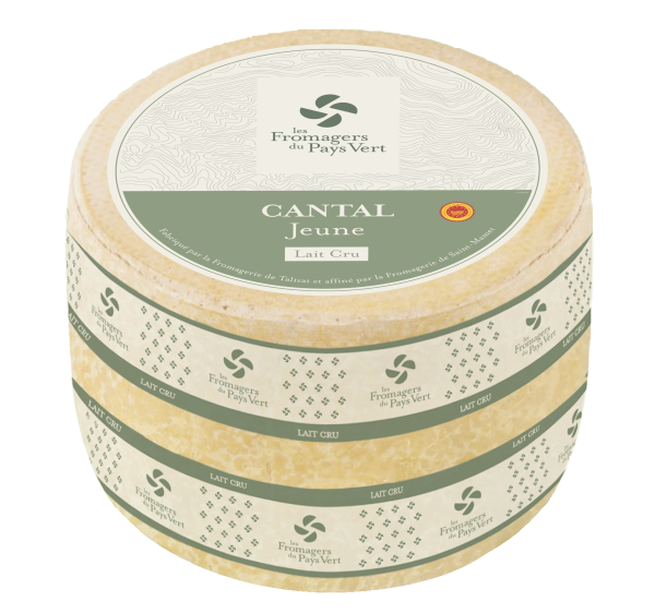 Cantal AOP Jeune au lait cru &#8211; Les Fromagers du Pays Vert