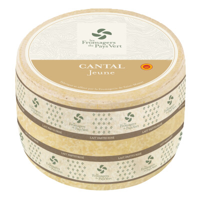 Cantal AOP Jeune au lait pasteurisé  &#8211; Les Fromagers du Pays Vert