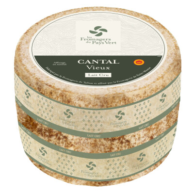 Cantal AOP Vieux au lait cru &#8211; Les Fromagers du Pays Vert
