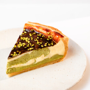 Flan à la vanille et pistache &#8211; Crème 18% MG