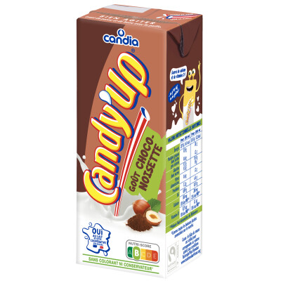 Brique lait choco-noisette Candy’Up – 20 cl – Candia